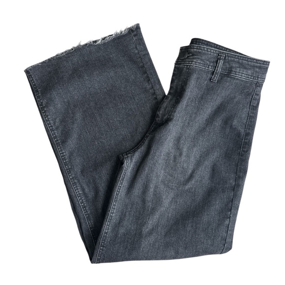 OAT New York Wide Leg Black Jeans Size 10 - Picture 1 of 4